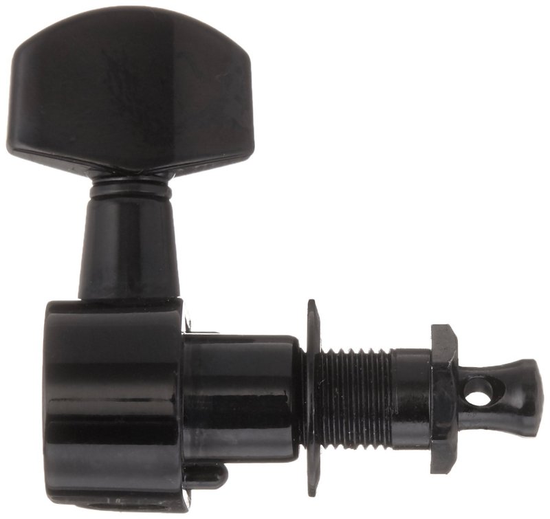 Ping - 6-In-Line Screwless Mount Geared Tuners, Black #P2659