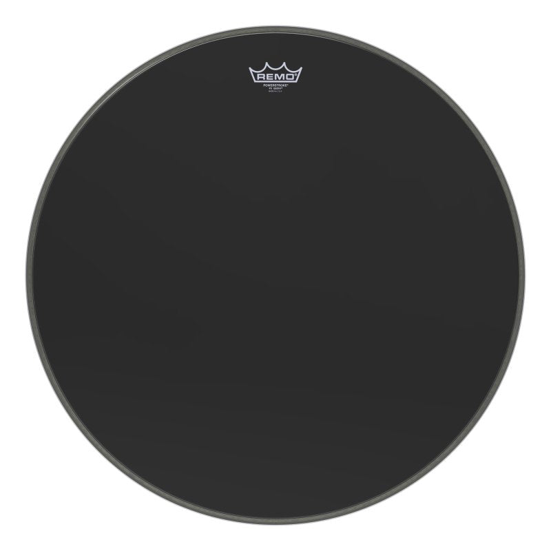 Remo - 24" Powerstroke P3 Ebony Bass Drumhead #P3-1024-ES