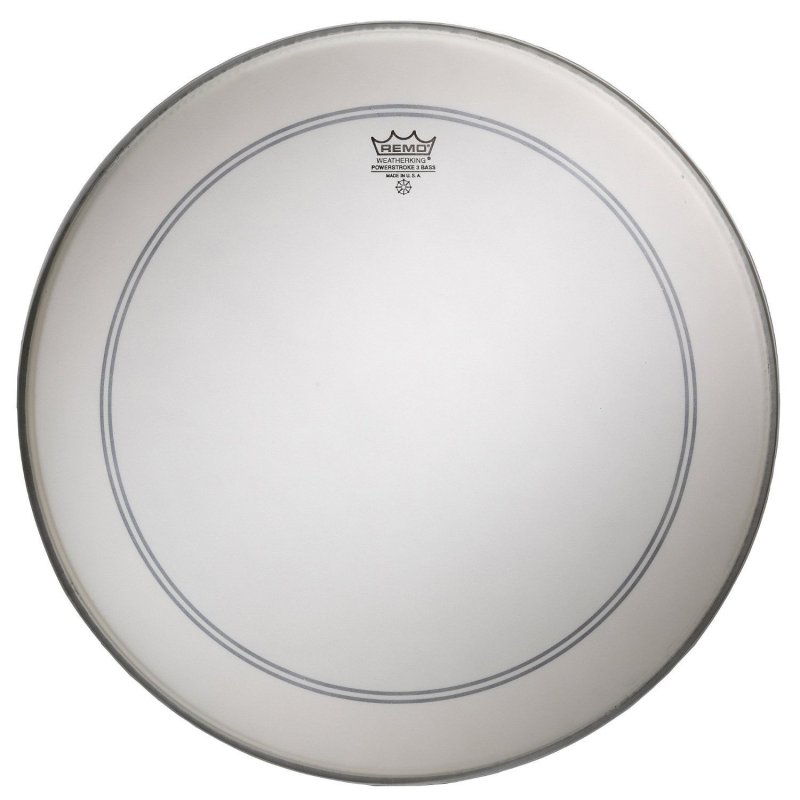 Remo - 20" Powerstroke P3 Coated Bass Drum Head #P3-1120-BP
