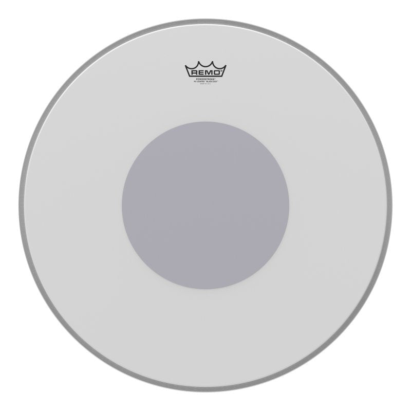 Remo - 22" Powerstroke P3 Coated Black Dot Drumhead #P3-1122-10