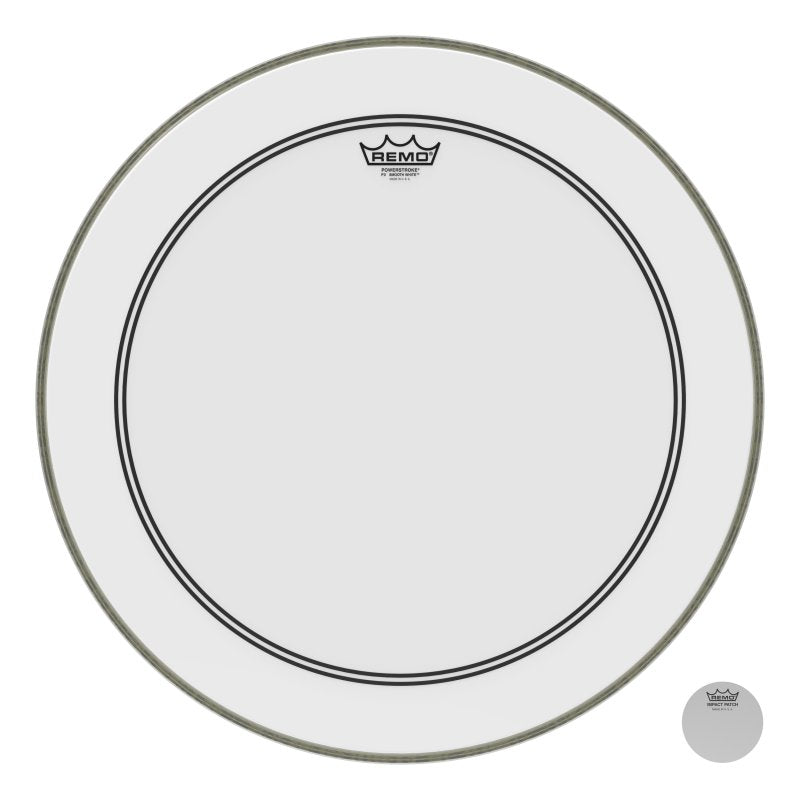 Remo - Powerstroke® P3 Smooth White™ Drumhead, 22" #P3-1222-C2