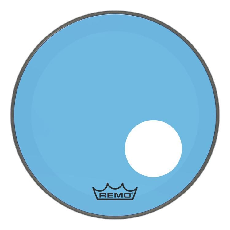 Remo - Powerstroke 3 Colortone Bass Drum Head 18" - Blue #P3-1318-CT-BUOH