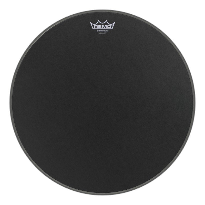 Remo - 20" Powerstroke P3 Black Suede Bass Drumhead #P3-1820-ES