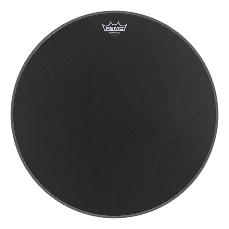 Remo - 22" Powerstroke P3 Black Suede Bass Drumhead #P3-1822-ES