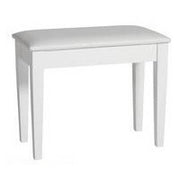 Korg - Keyboard Bench with Storage Compartment - White #PB-KRG-WH