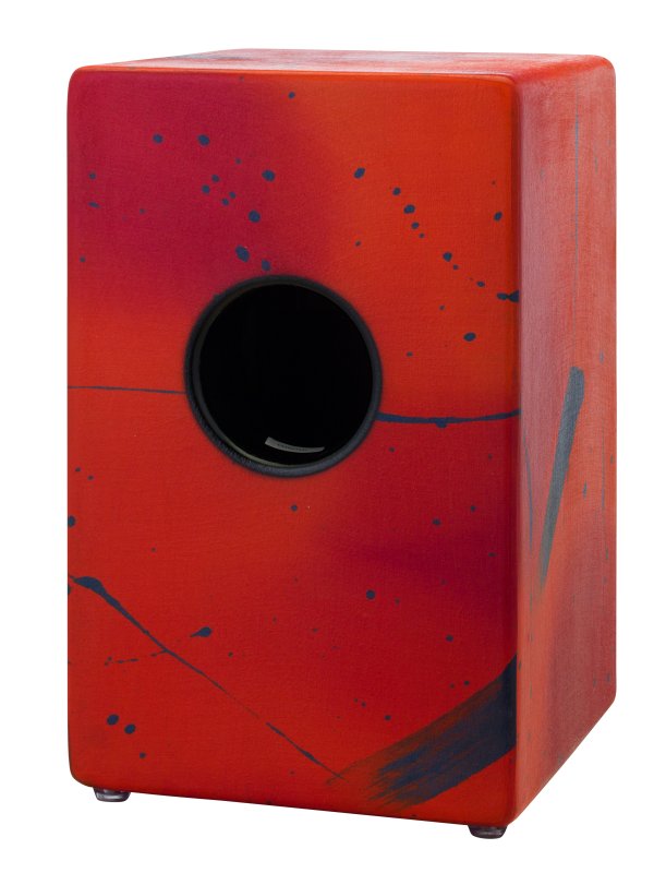 Pearl - Primero Series Cajon, Abstract Red #PBC-120B