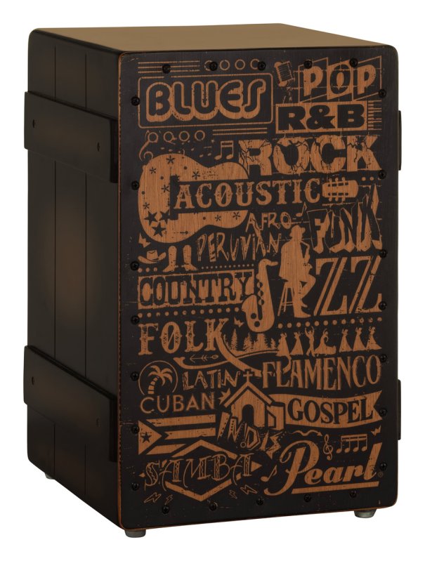 Pearl - Primero Series Cajon, Music Genre Graphic #PBC-124B