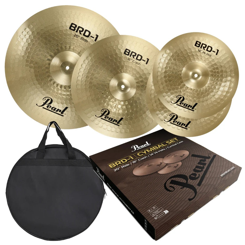 Pearl - BRD-1 Cymbal Pack - 14” HH / 16” CR / 20” R