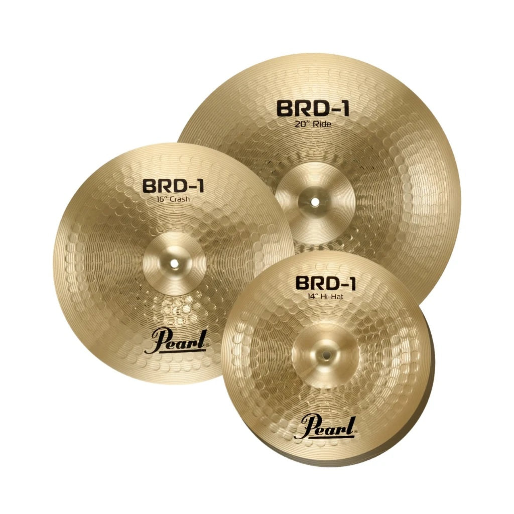 Pearl - BRD-1 Cymbal Pack - 14” HH / 16” CR / 20” R