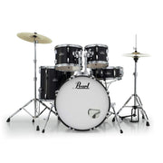Pearl - Roadshow Drum Set with Cymbals and Stands - Jet Black - RS525SC/C31