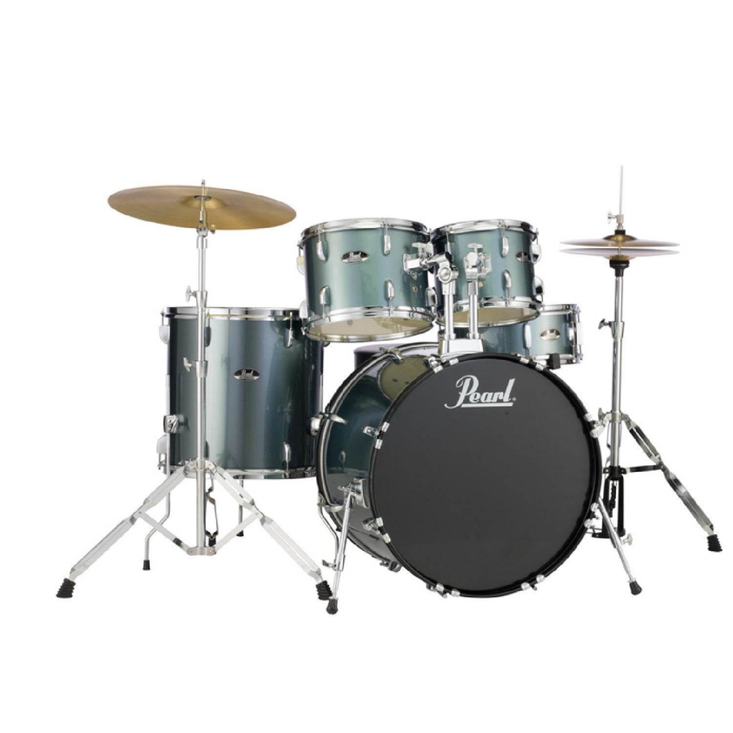 Pearl – Roadshow (10, 12, 14, 16, 22) avec cymbales et supports – Charcoal – RS525SC/C #706