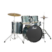 Pearl - Roadshow (10, 12, 14, 16, 22) w/ Cymbals and Stands - Charcoal - RS525SC/C #706