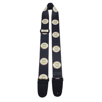 Perri’s Leathers Ltd – Courroie de guitare en polyester The Beatles 2” – Sgt Peppers – LPCP-6083