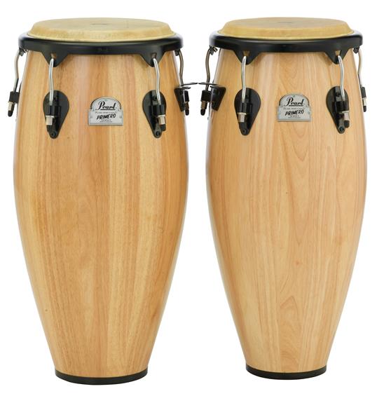 Pearl - Primero Series 10" & 11" Wood Conga Set with PC300W Stand #PFCS-203