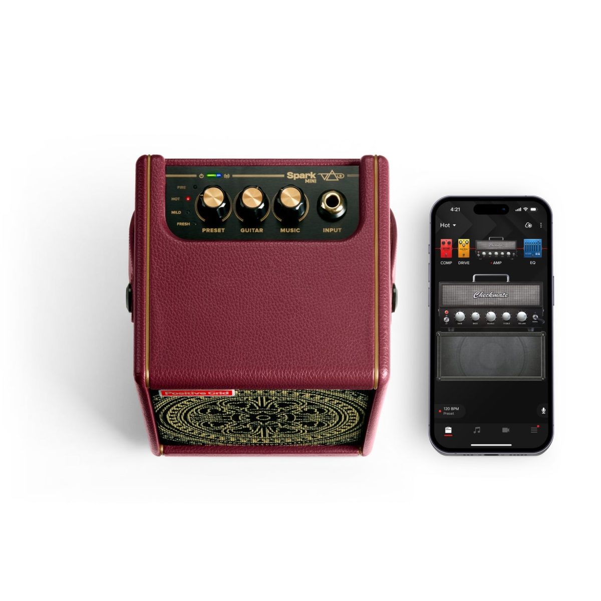 Positive Grid - Spark MINI Vai Special Edition 10-Watt Portable Smart Guitar Amp