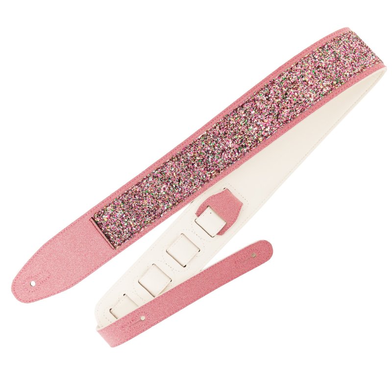 Profile - Leather Pink Sparkle Padded Strap #PGS-SPK-PK