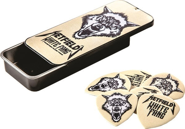 Dunlop - James Hetfield White Fang Custom Guitar Picks 0.73mm Pick Tin #PH122T073