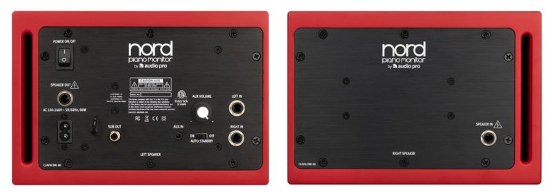 Nord - Piano Monitors With Bracket, Pair #PIANOMONITORV2
