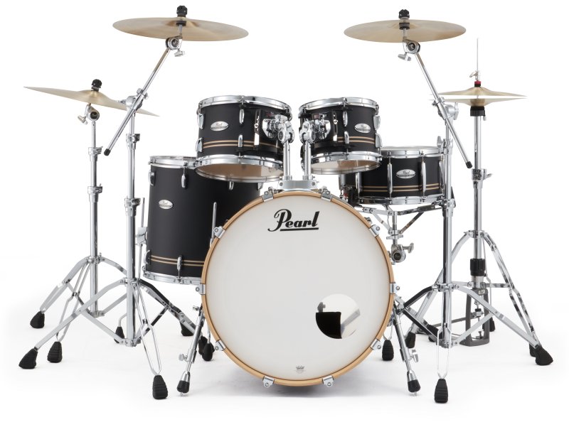 Pearl - PMX Series 4-Piece Drum Shell Pack, Satin Gold Stripe #PMX924BEDPC776