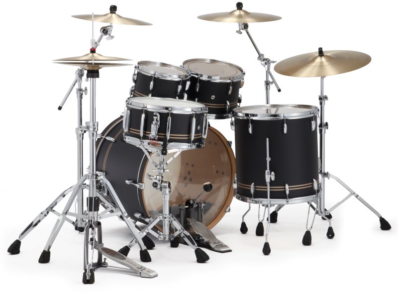 Pearl - PMX Series 4-Piece Drum Shell Pack, Satin Gold Stripe #PMX924BEDPC776