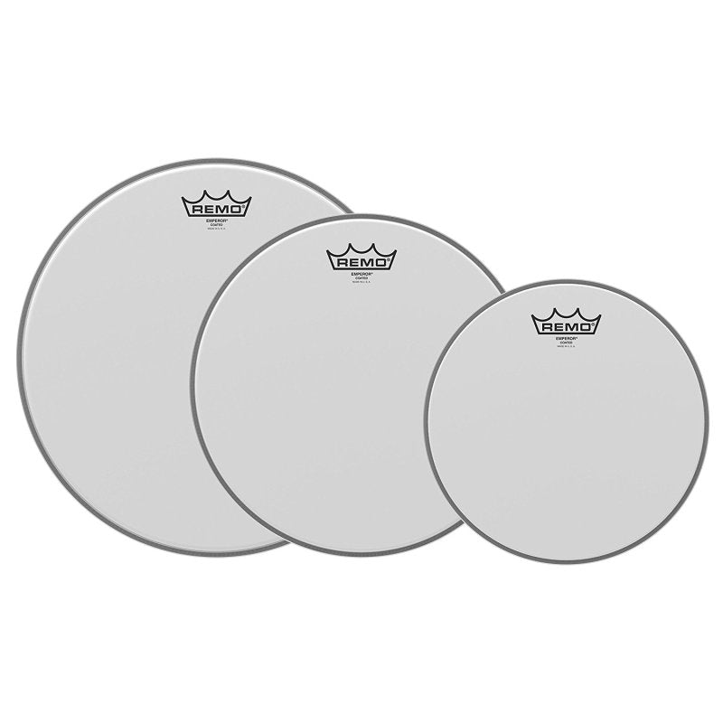 Remo - Emperor Coated Tom Drumhead Pack - 10", 12" & 14" #PP-0960-BE