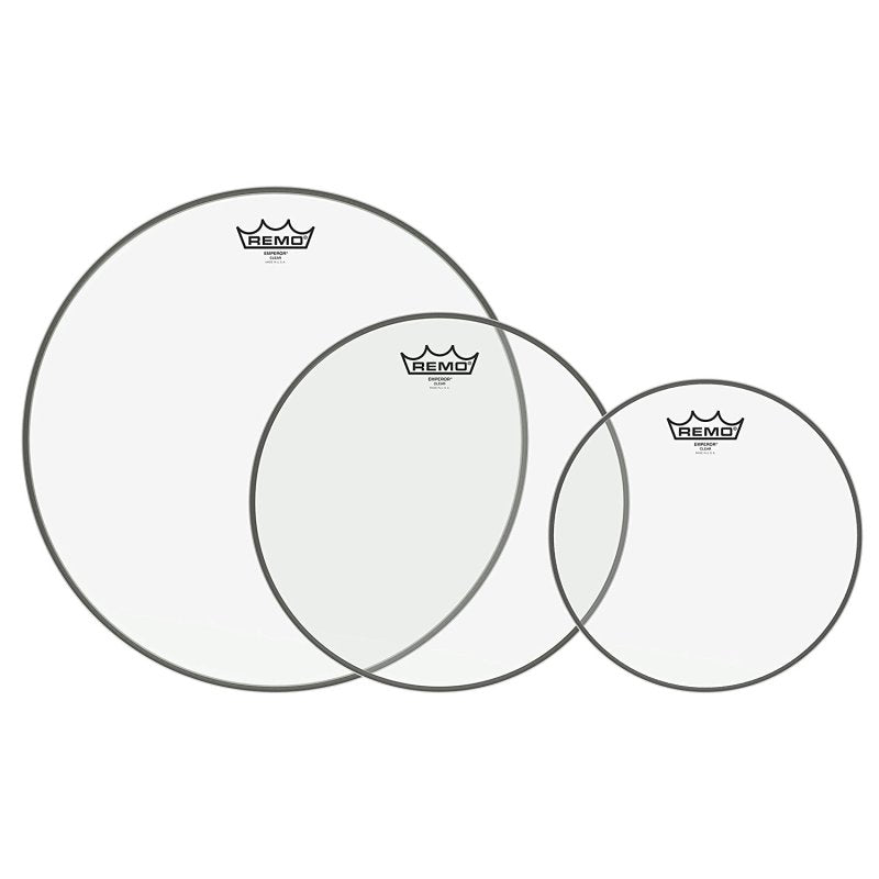 Remo - Emperor Clear Tom Drumhead Pack - 10", 12" & 16" #PP-1420-BE