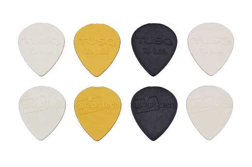 Graph Tech - Tusq Standard Picks 0.88mm 8 Pack, White #PQP-0088-LM