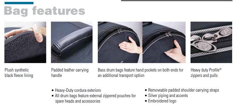 Profile - 13” Tom Tom Bag #PRB-T13