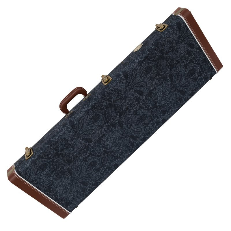 Profile - Electric Guitar Hardshell Case, Black Paisley Pattern #PRC325BPDB-E
