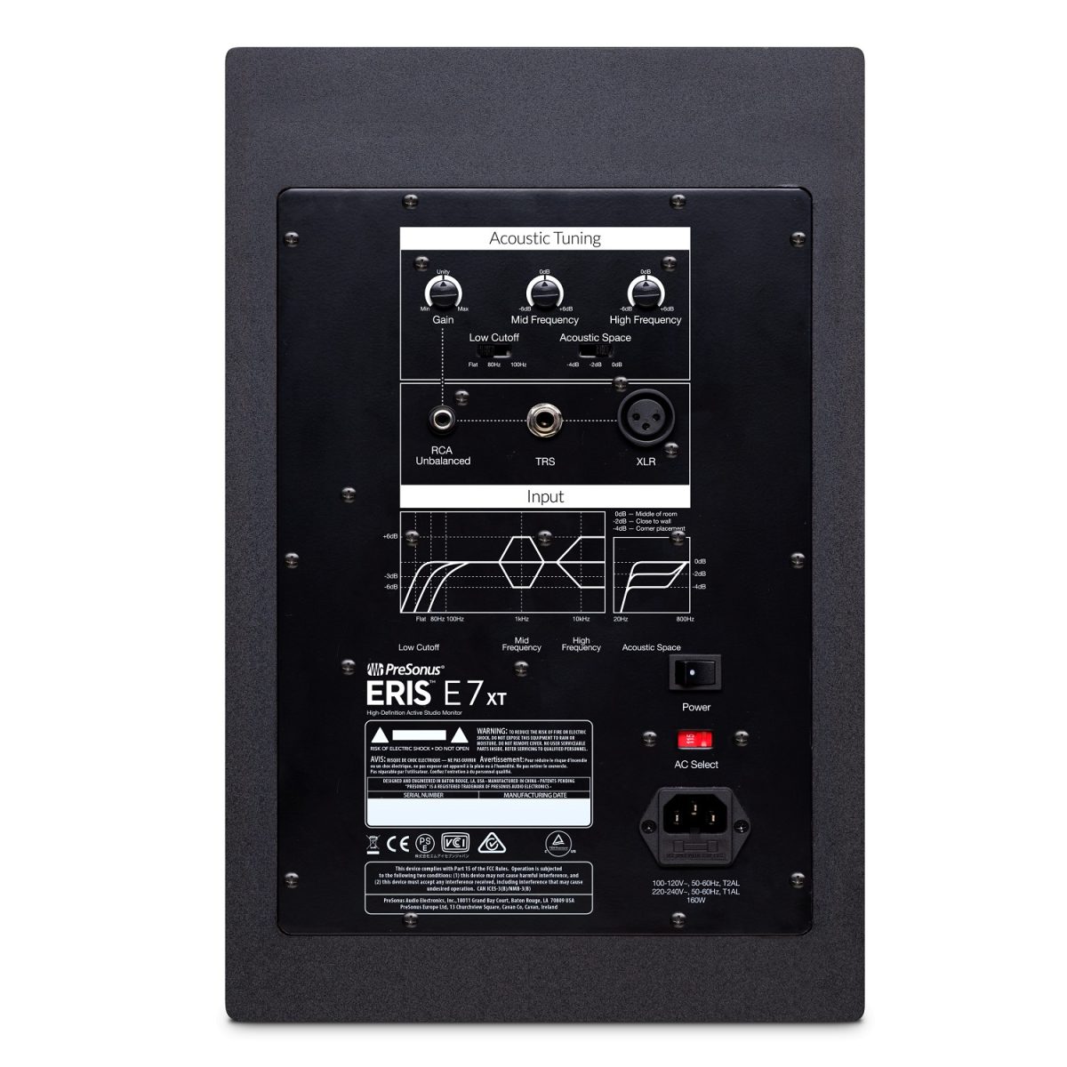 PreSonus - Eris E7 XT 2-Way Active Studio Monitors with Wave Guide Back