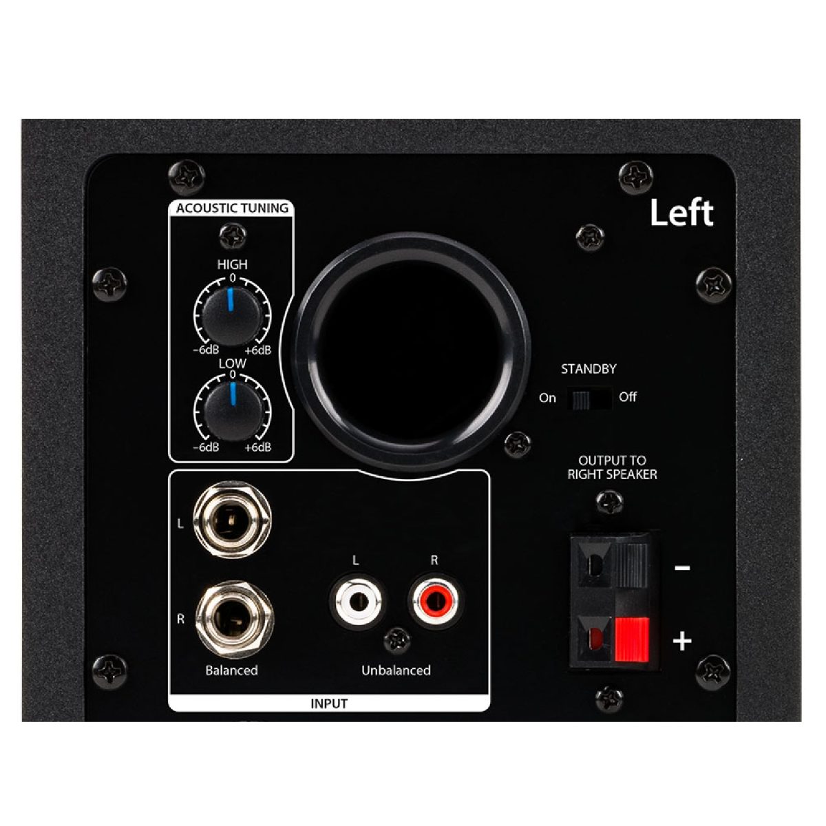 PreSonus - Eris 3.5 2nd Gen (Pair) - 3.5-inch Media Reference Monitors Back Detail