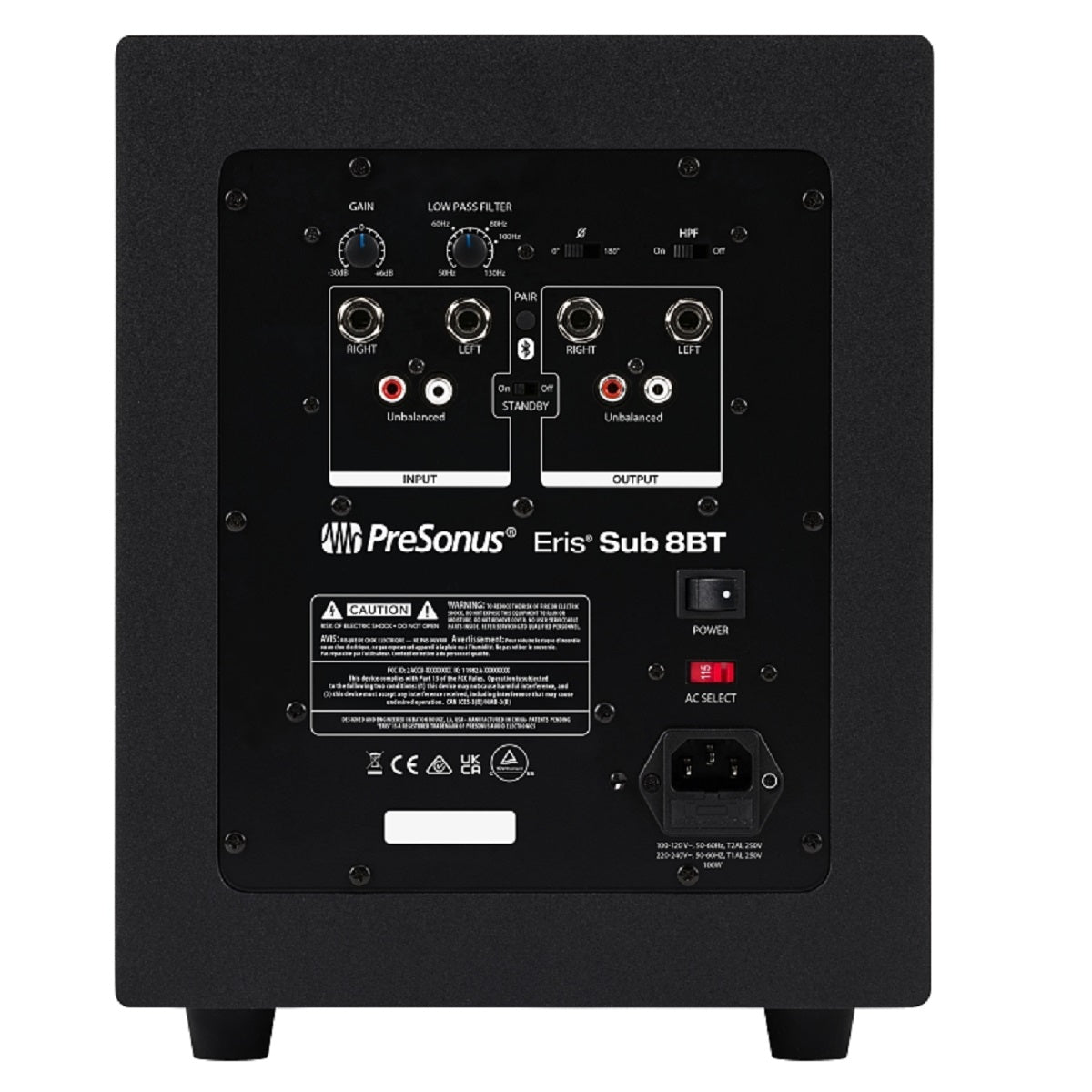 PreSonus - Eris Sub 8BT - 8 inch studio subwoofer with Bluetooth