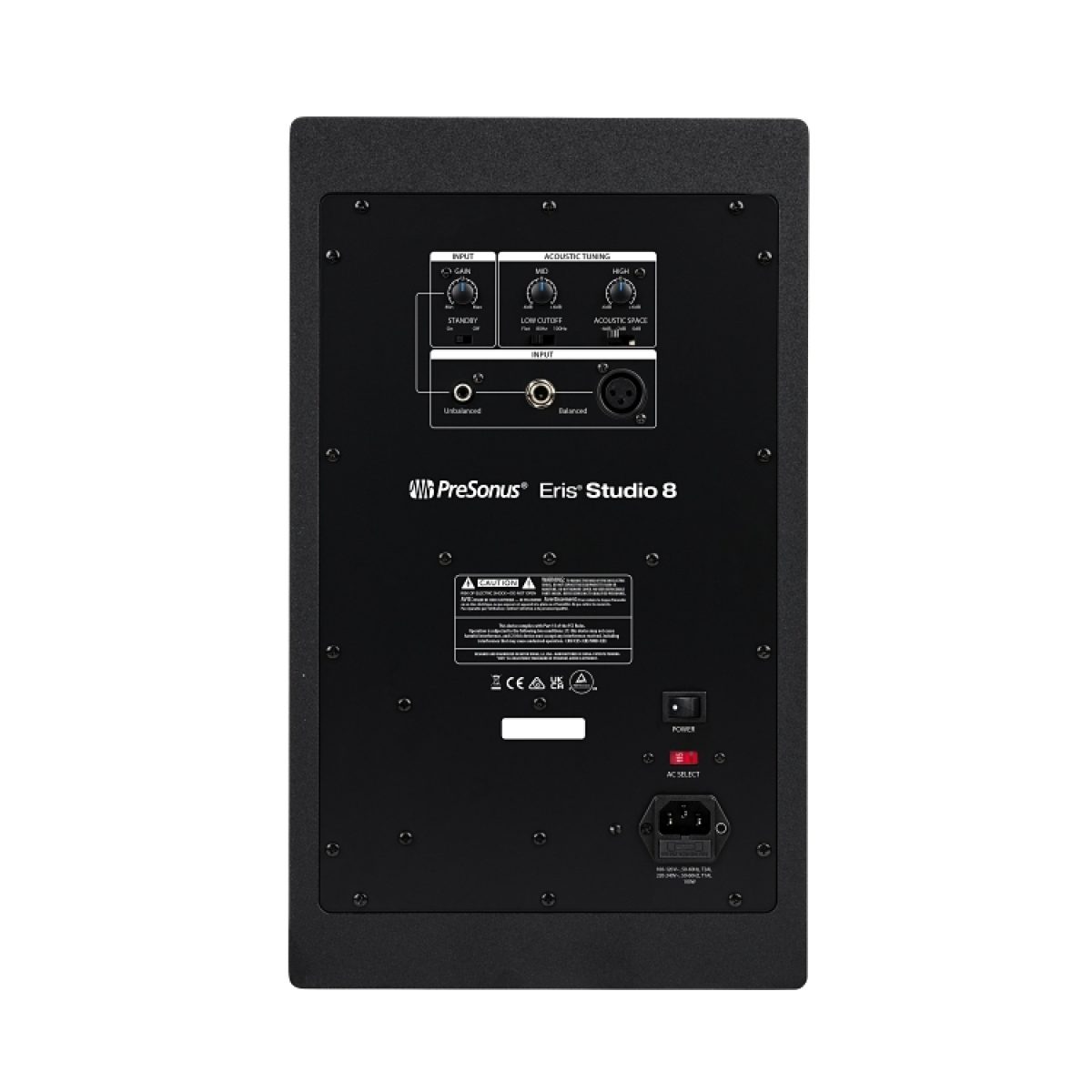 PreSonus - Eris Studio 8 - 8-inch 2-Way Active Studio Monitor Back