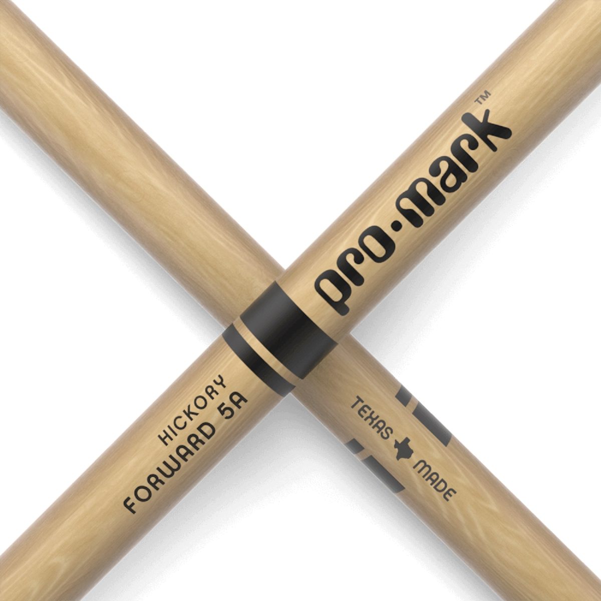 ProMark - Forward 5A - Lacquered Hickory - TX5AW Closeup