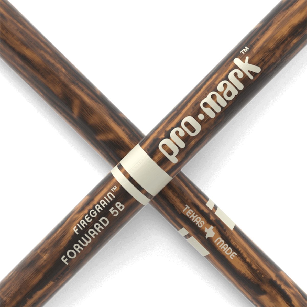 ProMark - Forward 5B - Lacquered FireGrain - TX5BW-FG Closeup