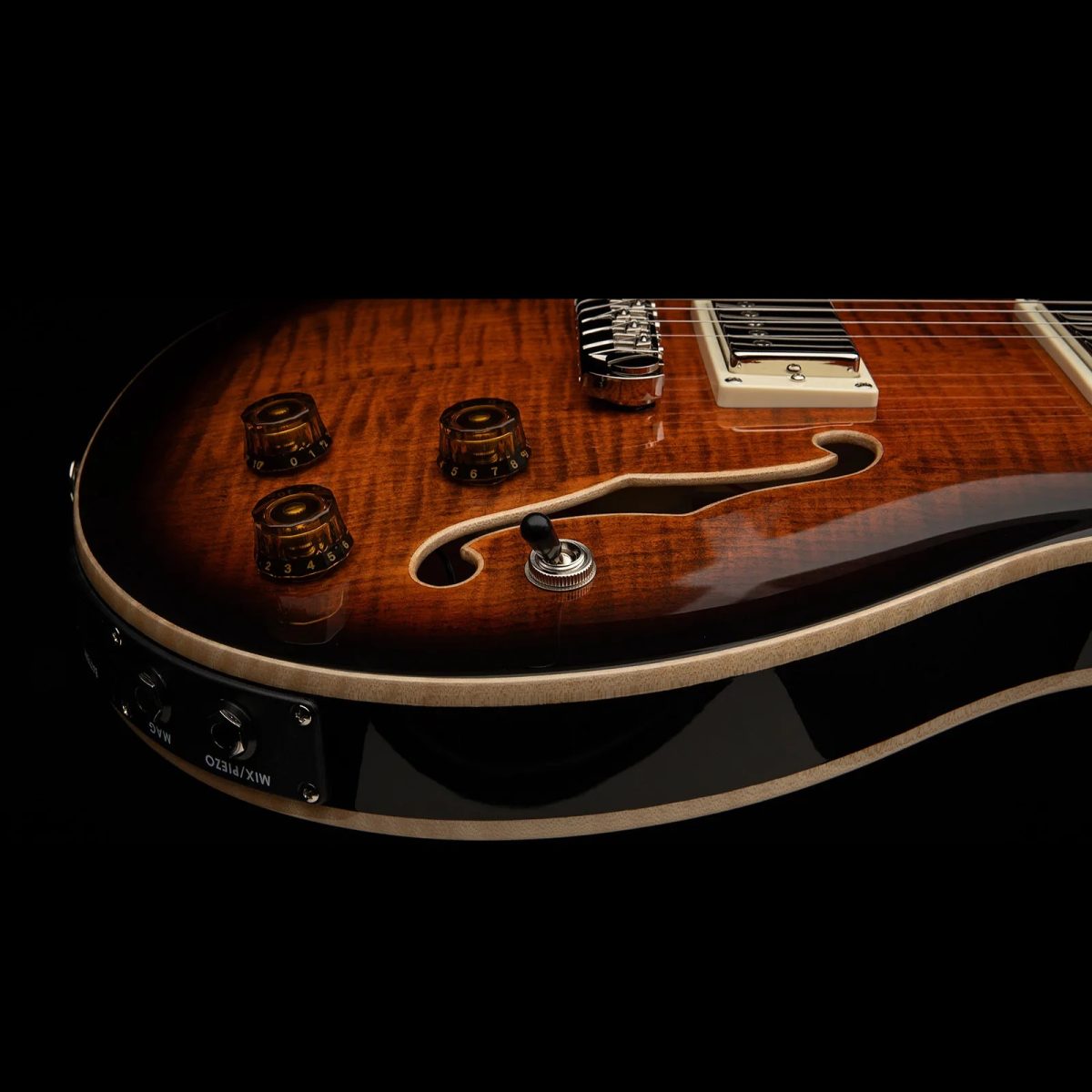 PRS Guitars - SE Hollowbody II Piezo - Orange Tiger Smokeburst #105537OB