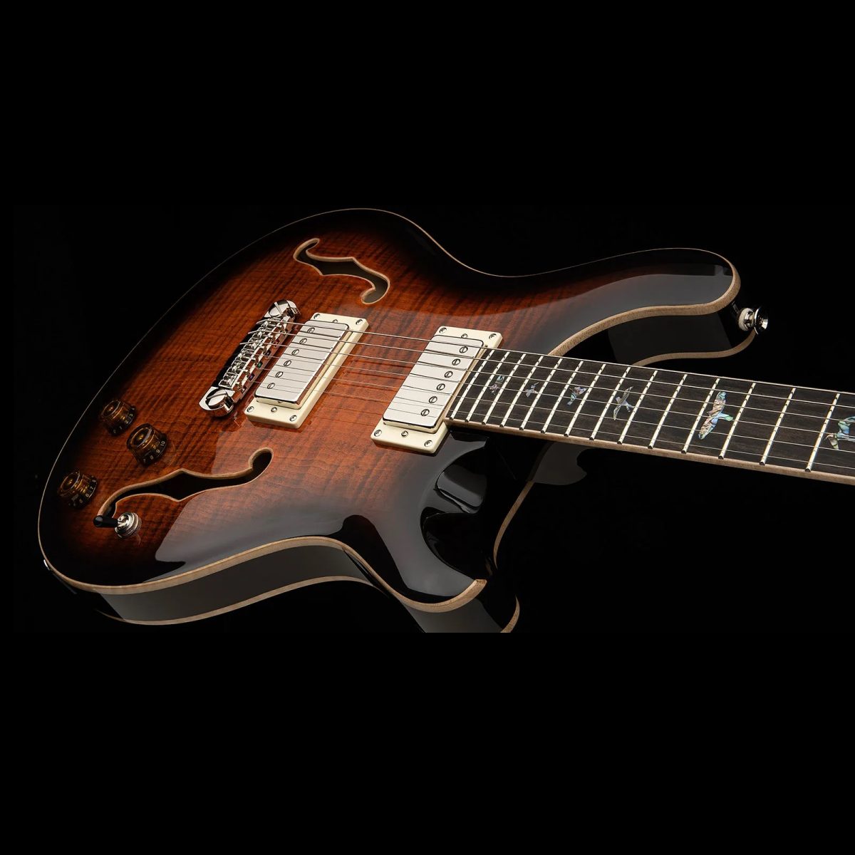 PRS Guitars - SE Hollowbody II Piezo - Orange Tiger Smokeburst #105537OB