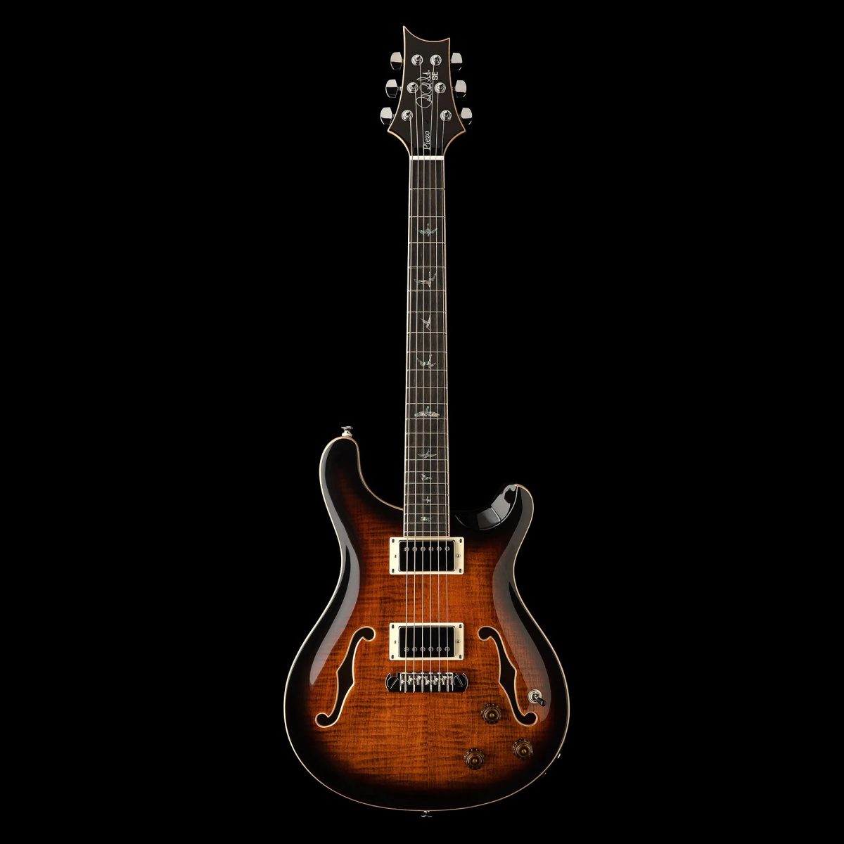 PRS Guitars - SE Hollowbody II Piezo - Orange Tiger Smokeburst #105537OB