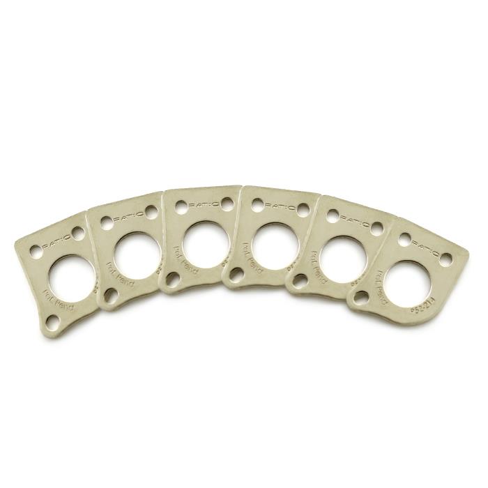 Graph Tech - Ratio Invisomatch Premium Mounting Plates for 45 Degree Screw Hole - Gold #PRT-952-214-G0