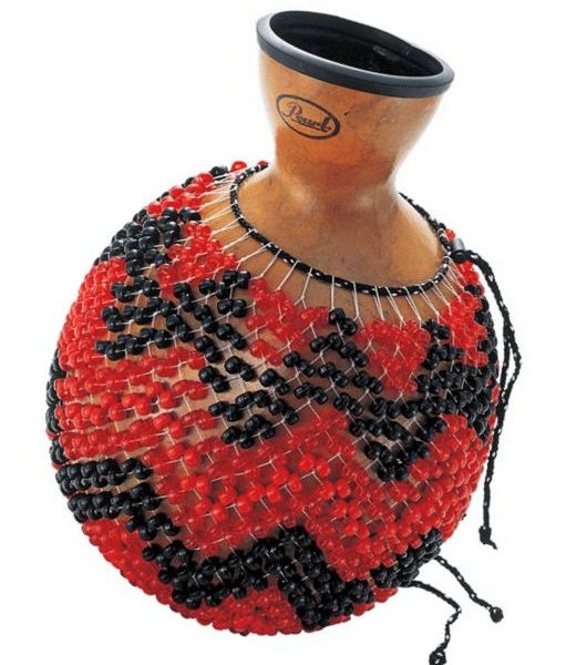 Pearl - Traditional Natural Gourd Shekere - Medium Segundo #PSK-60FC