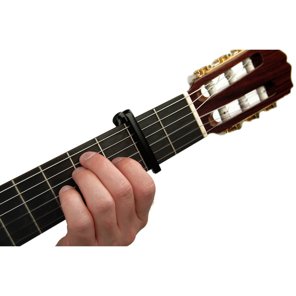 D'Addario - Capo Lite Classical Guitar Adjustable Tension - Black #PW-CP-16