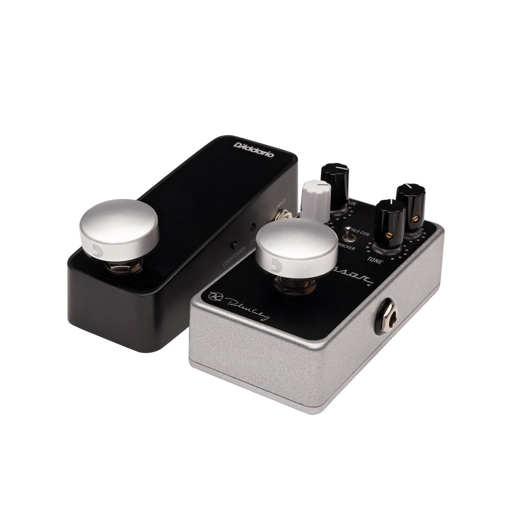 D'Addario - Footswitch Toppers 2-Pack - Silver #PW-FST-02S
