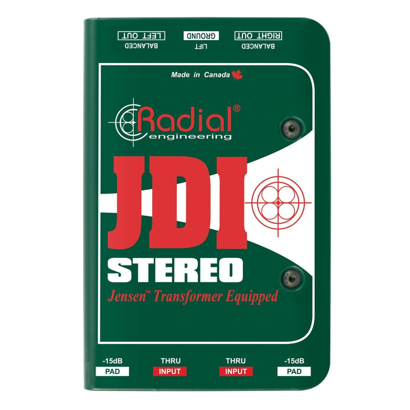 Radial – JDI Stereo DI passif stéréo haut de gamme