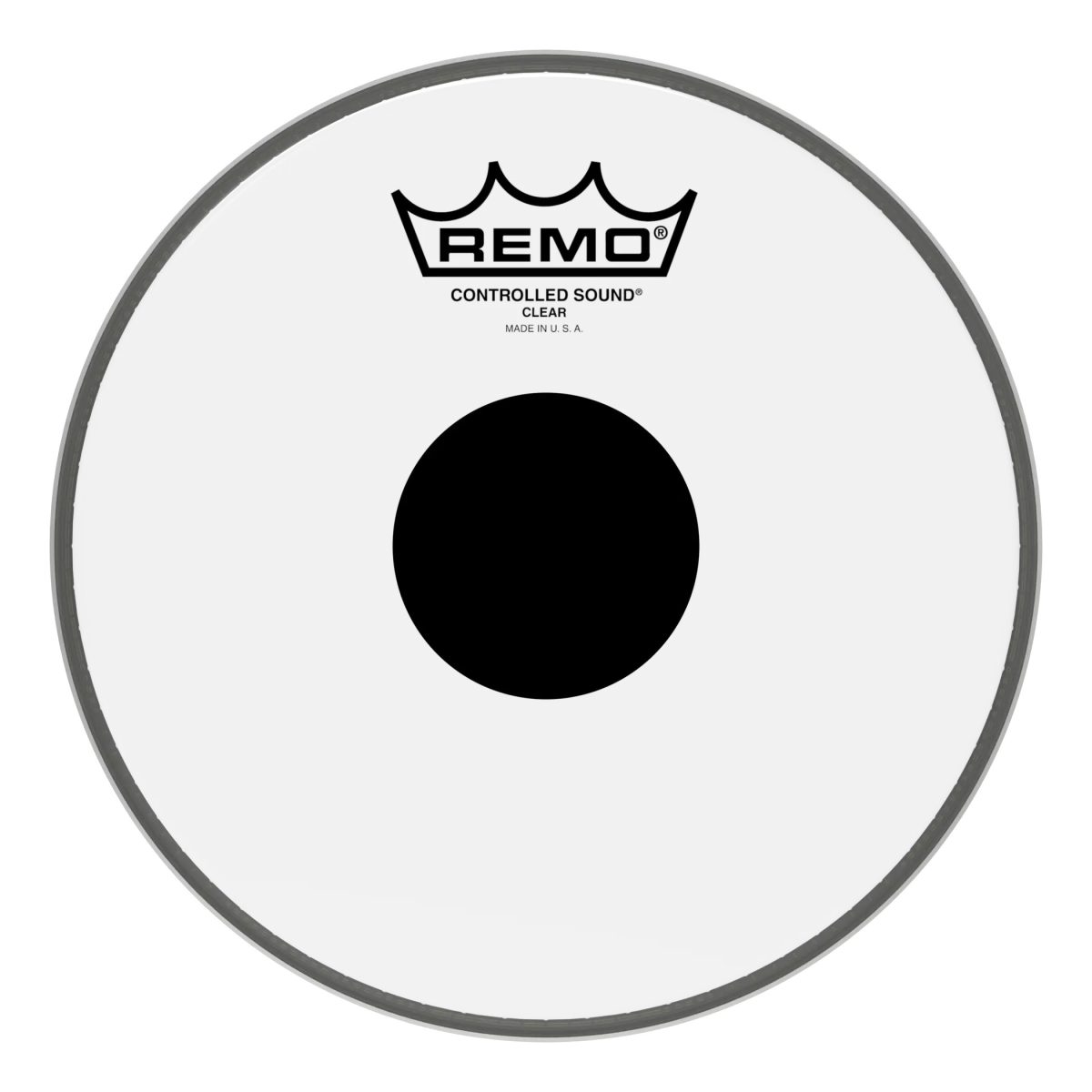 Remo - 6" Controlled Sound Clear Black Dot Drumhead #CS-0306-10 — 1