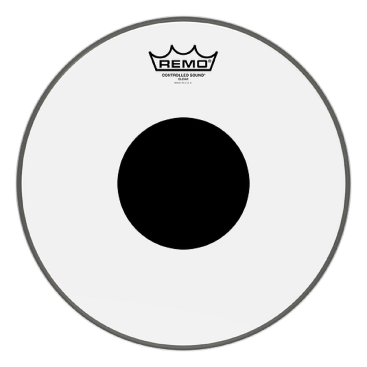 Remo - 12" Controlled Sound Clear Black Dot Drumhead - CS031210