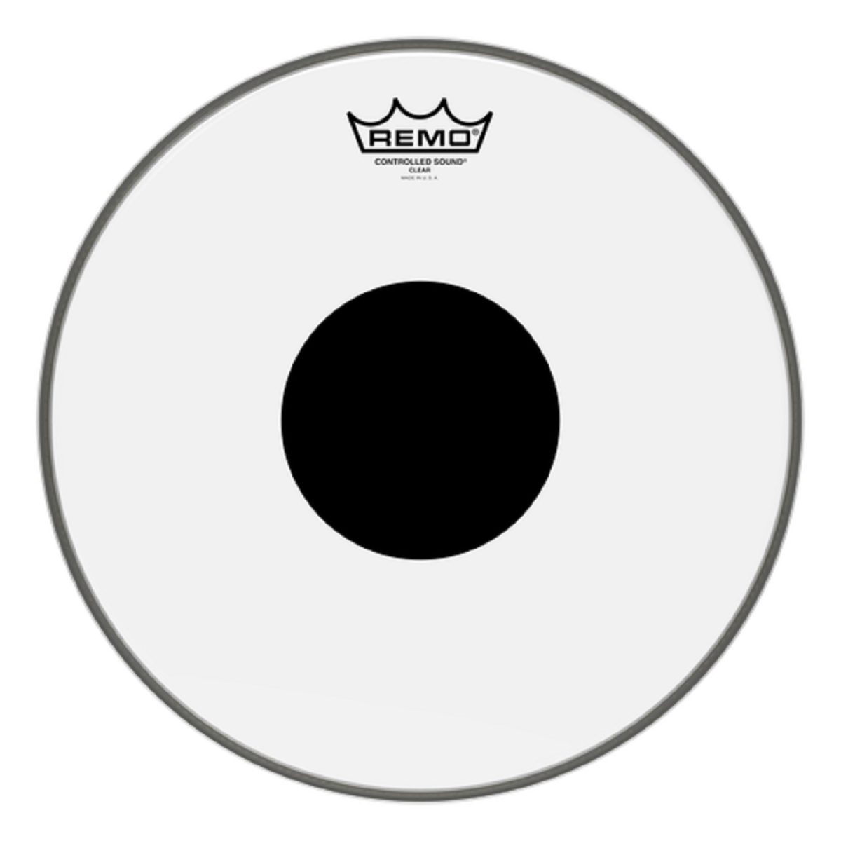 Remo - 13" Controlled Sound Clear Black Dot Drumhead - CS031310