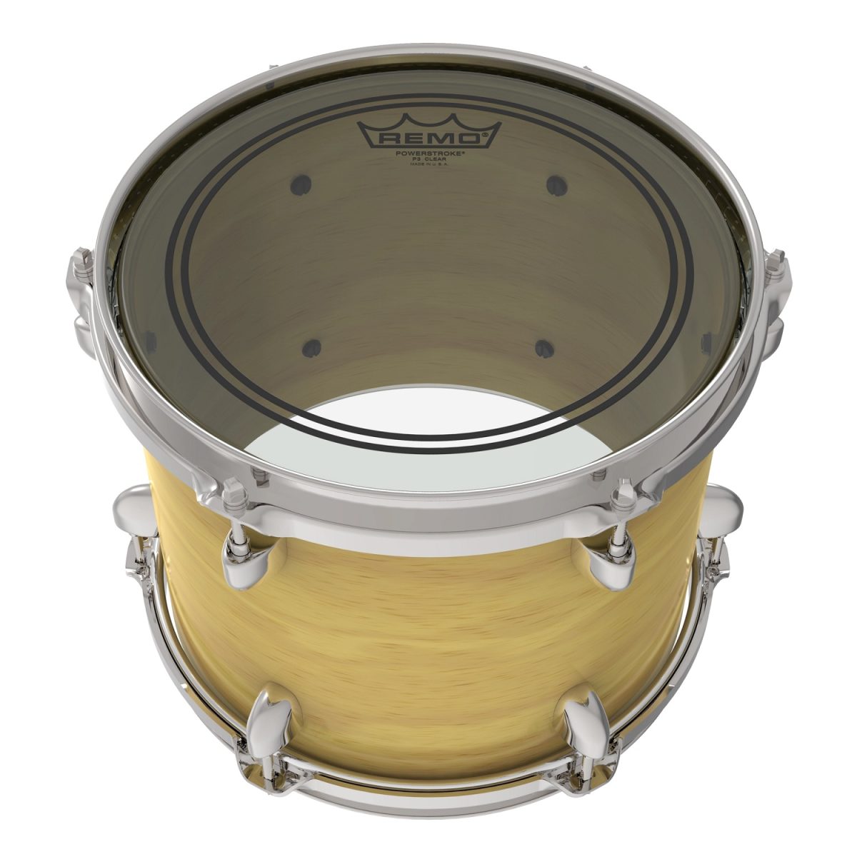 Remo - 16'' Powerstroke P3 Clear - P3-0316-BP On Tom 2
