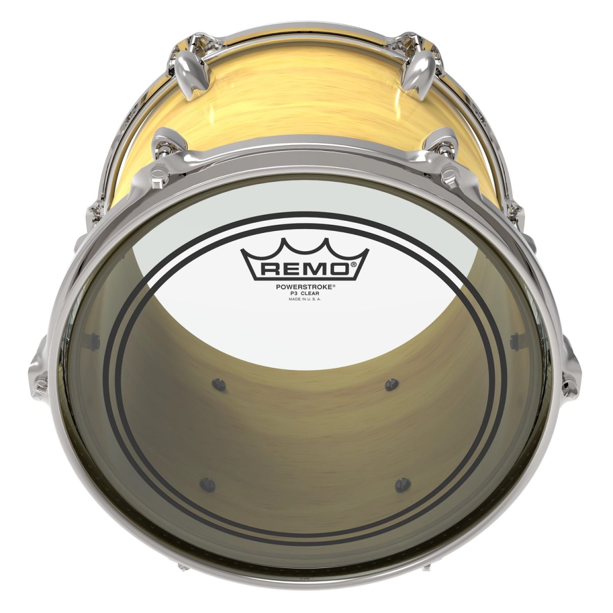 Remo - 16'' Powerstroke P3 Clear - P3-0316-BP On Tom