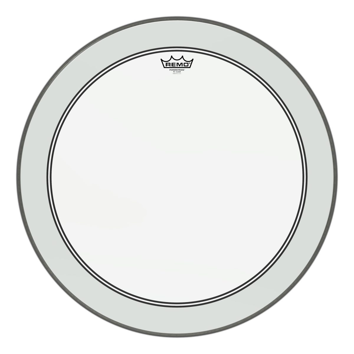 Remo - 24'' Bass Powerstroke P3 Clear - P3-1324-C2