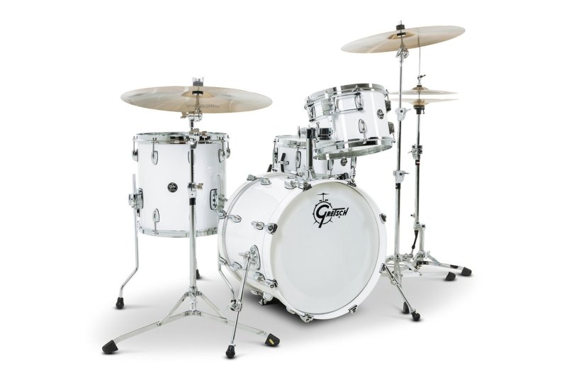 Gretsch - Renown 4-piece Shell Pack Bass Drum, Piano White #RN2-J484-PW